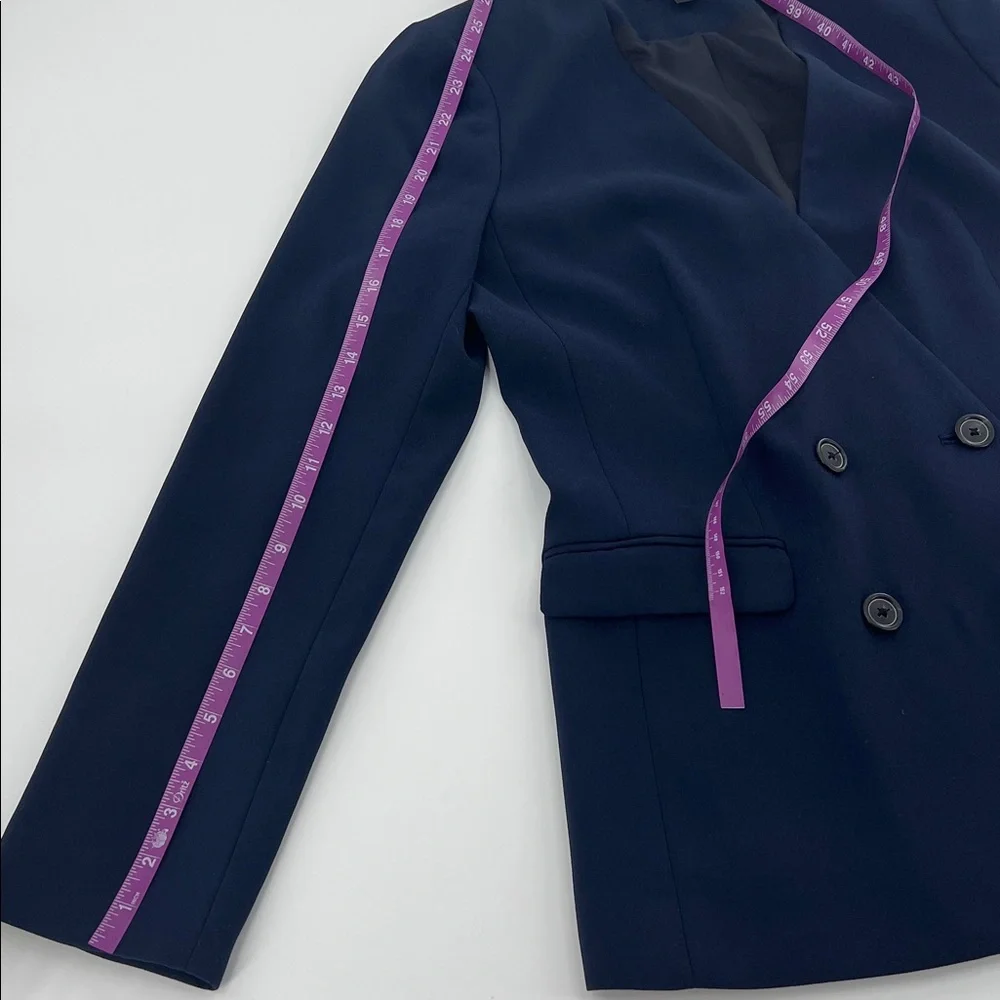 J. Crew Navy French Girl Double-Breasted Blazer